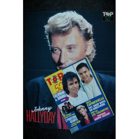 TOP 50 109 1988 Jean-Jacques GOLDMAN SIRIMA CHARLIE MAKES THE COOK Poster Johnny HALLYDAY ANIMO PET SHOP BOYS