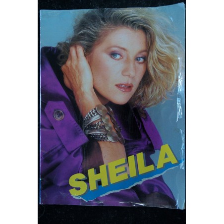 SHEILA - Programme concert Zénith - 1985 - Rare
