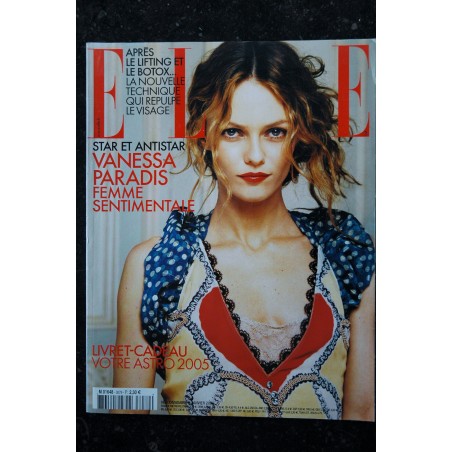 ELLE 3079 3 janvier 2005 Cover Vanessa Paradis Femme sentimentale