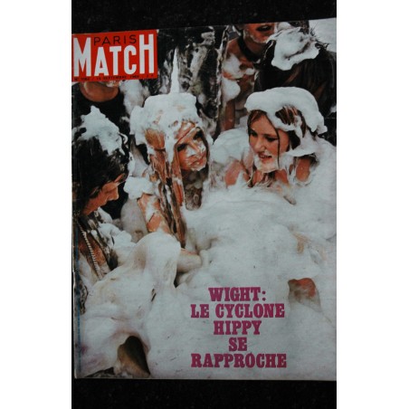 PARIS MATCH N° 1062 13 SEPTEMBRE 1969 WIGHT : Le cyclone Hippy se rapproche LE SURF