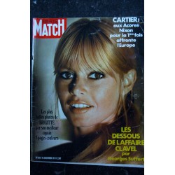 PARIS MATCH N° 1181 25 déc. 1971 Brigitte Bardot cover + 8 p. -  Les plus belles photos  par son meilleur copain - 84 pages