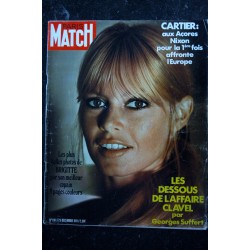 PARIS MATCH N° 1181 25 déc. 1971 Brigitte Bardot cover + 8 p. -  Les plus belles photos  par son meilleur copain - 84 pages