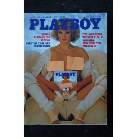 PLAYBOY DEUTSCHLAND  1978 06  Playmate des jahres Otto Wolff Von Amerongen