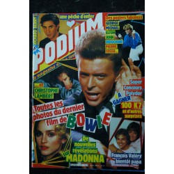 PODIUM HIT 171 mai 1986 David BOWIE Richard BERRY MADONNA + Poster INDOCHINE