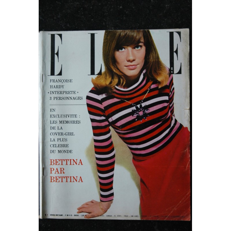ELLE 938 - 13 décembre 1963 - Cover Françoise Hardy -