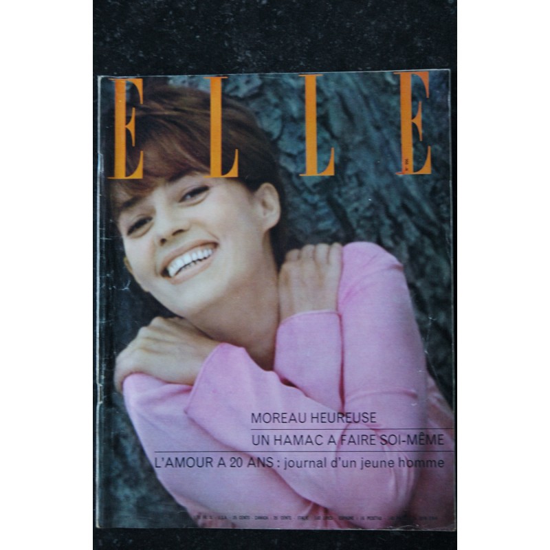 ELLE 966 - 26 juin 1964 - Cover Jeanne Moreau - les maillots ingénus