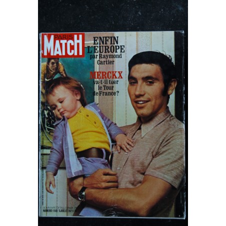 PARIS MATCH N° 1156 - 3 juillet 1971 - Eddy Merckx va-t-il tuer le Tour de France ?