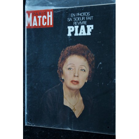 PARIS MATCH 1063 - 20 septembre 1969 - Edith Piaf