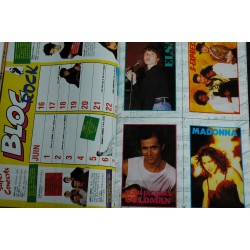 SUPER N° 15 juin 1989 Madonna George Michael Bros Vanessa Paradis + POSTER GEANT Mylène Farmer