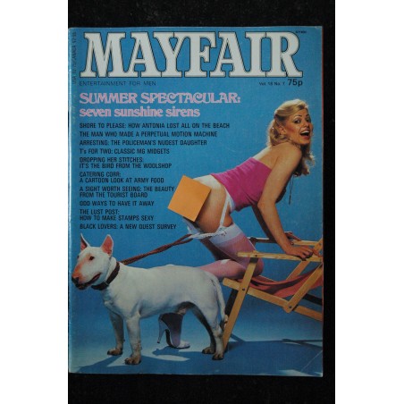 MAYFAIR UK Vol 16 N° 07 ANTONIA ANDERSON RACHEL ROBERTS SYLVIA BARNES