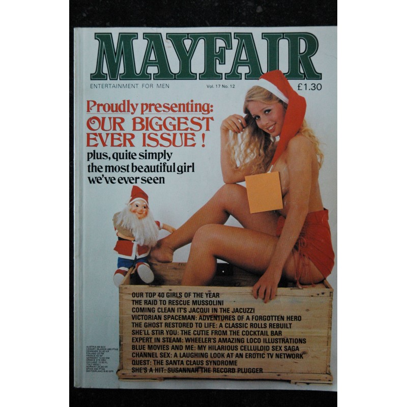 MAYFAIR UK Vol 17 N° 12  CLAUDIA BENNETT ABIGAIL POTTER JANE HAMILTON