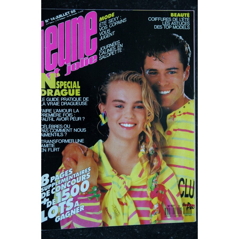Jeune et Jolie   14   - 1988 07 -  Spécial Drague - Florent Pagny - Surf - Faire l'amour la première fois