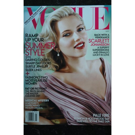VOGUE Uk May 2012 - Cover SCARLETT JOHANSSON - Summer Style