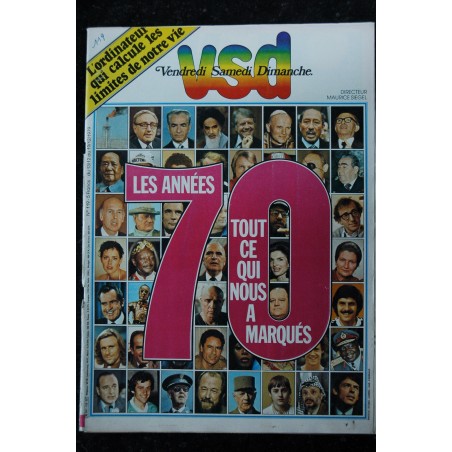VSD 119 Décembre 1979 - Les Années 1970 - Tout ce qui nous a marqués