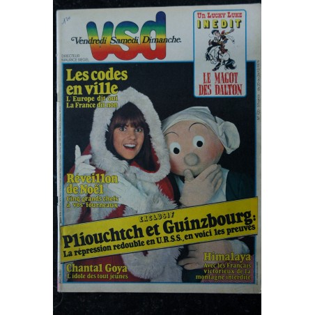 VSD 120 Décembre 1979 Chantal Goya Lucky Luke Réveillon de Noël