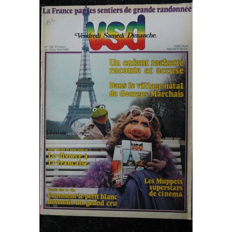 VSD 132 Mars 1980 Les Muppets Superstars de cinéma - Georges Marchais