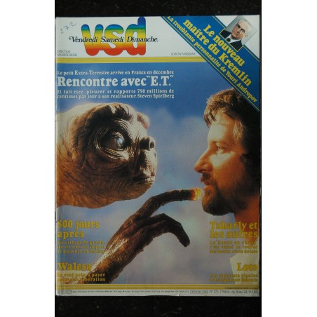 VSD 272 Novembre 1982 Cover E.T. Steven Spielberg - Eric Tabarly La Route du Rhum