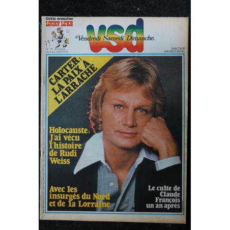 VSD 79 mars 1979 Le culte de Claude François un an apès son décès
