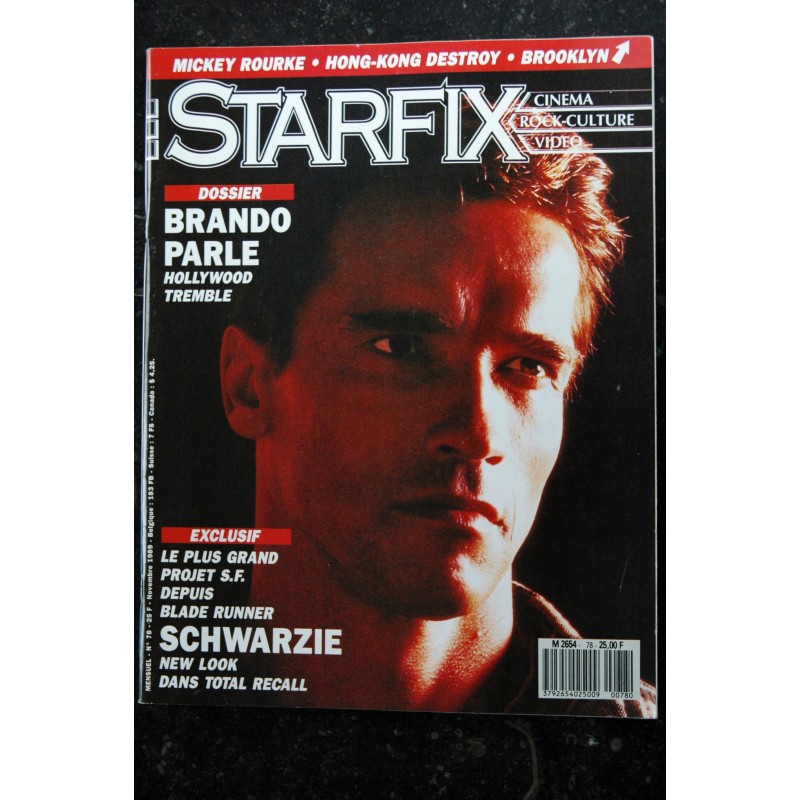 STARFIX 077  n° 77  * 1989 *  SEAN CONNERY  INDY III  SPIELBERG  HARRISON FORD  ALAIN RESNAIS
