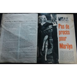 Jours de France N° 239 13 juin 1959 Cover MARILYN MONROE - Le triomphe de l' adorable Marilyn