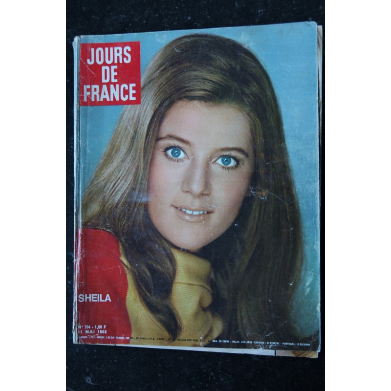 JOURS DE FRANCE 704 11 mai 1968 Cover Sheila