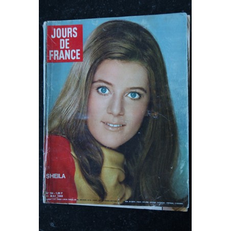 JOURS DE FRANCE 704 11 mai 1968 Cover Sheila