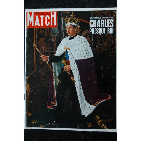 PARIS MATCH N° 1052 5 Juillet 1969 Charles presque Roi - XXIe Prince de Galles