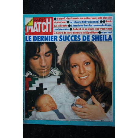 PARIS MATCH N° 1351 19 avril 1975 Le dernier succès de Sheila