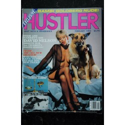 HUSTLER Vol. 10 N° 07   1984/01  Vikki Morgan 's tit ROONIE Pat BOONE nude ISABELLE Cabin Fever Tag-team lust Matti Klatt
