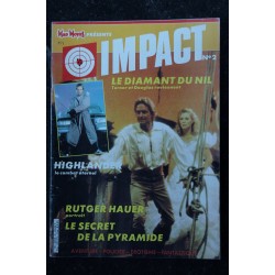 MAD MOVIES IMPACT 2 AVRIL 1986 CHARLES BRONSON Le diamant du Nil Highlander Le secret de la Pyramide