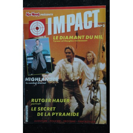 MAD MOVIES IMPACT 2 AVRIL 1986 CHARLES BRONSON Le diamant du Nil Highlander Le secret de la Pyramide