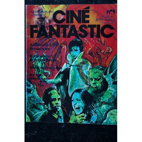 METAL HURLANT 001 MAI 1977 CINE FANTASTIC BARBARA STEELE TOBE HOOPER BARBARA STEELE