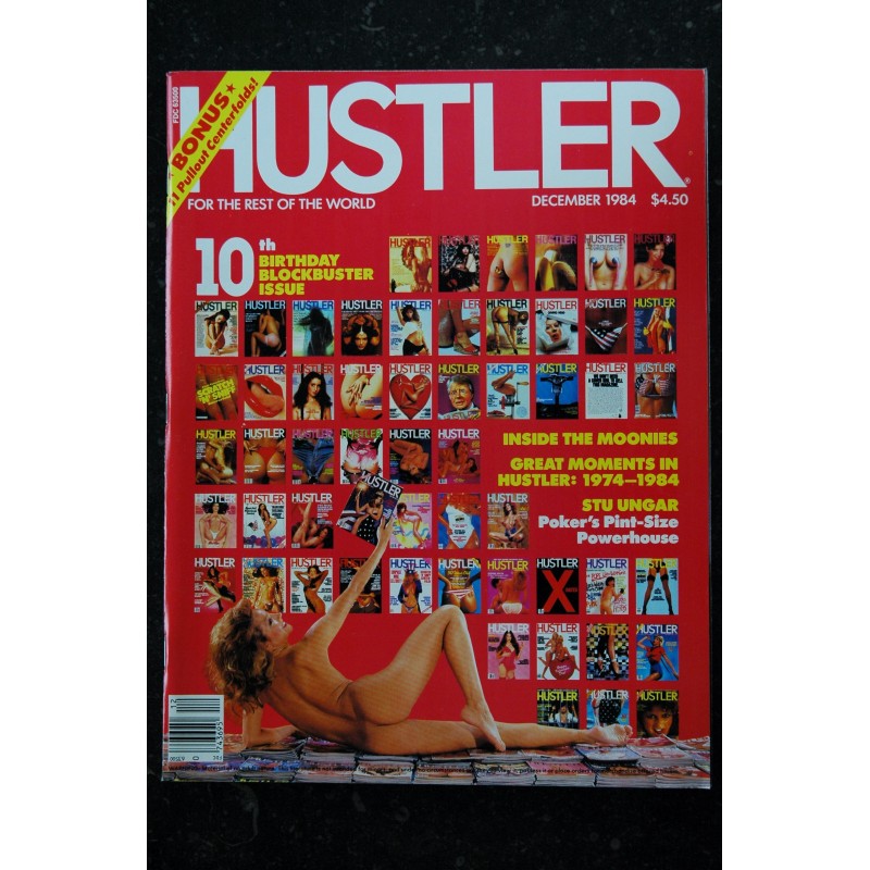 HUSTLER Vol. 11 N° 04   1984/10  Soul Food Big Melons Joe Bob Briggs Ron Jeremy Kelly Nichols Floating Frenzy James Baes