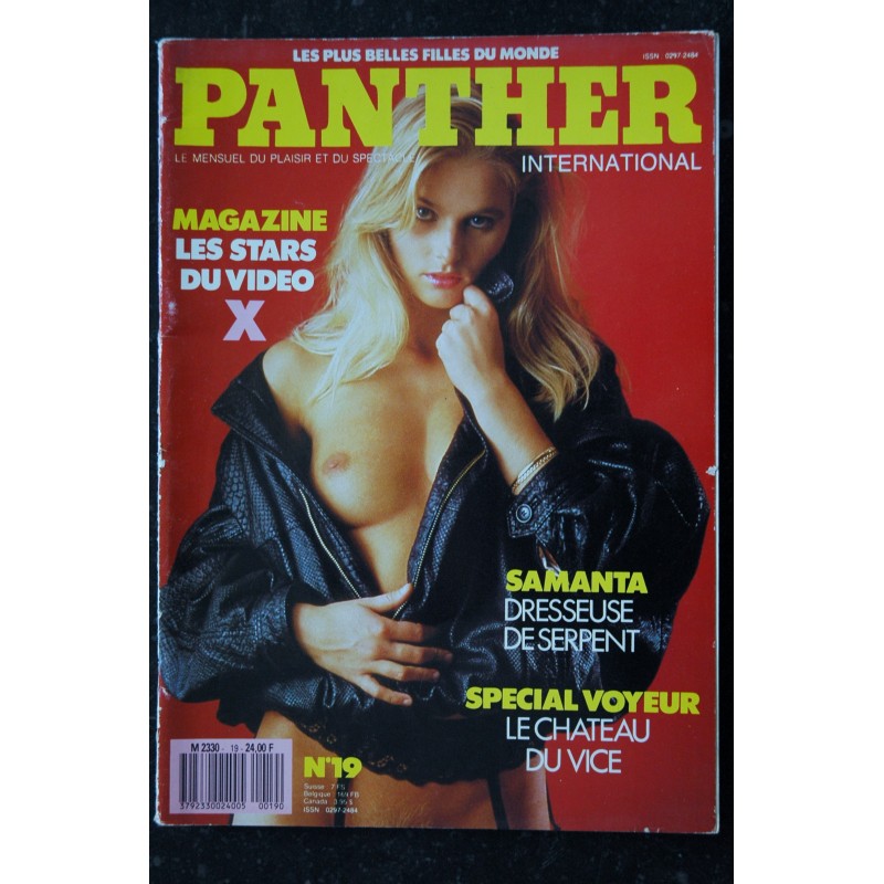 PANTHER International 19 SAMANTA DRESSEUSE DE SERPENTS  Spécial voyeur Le Chateau du Vice