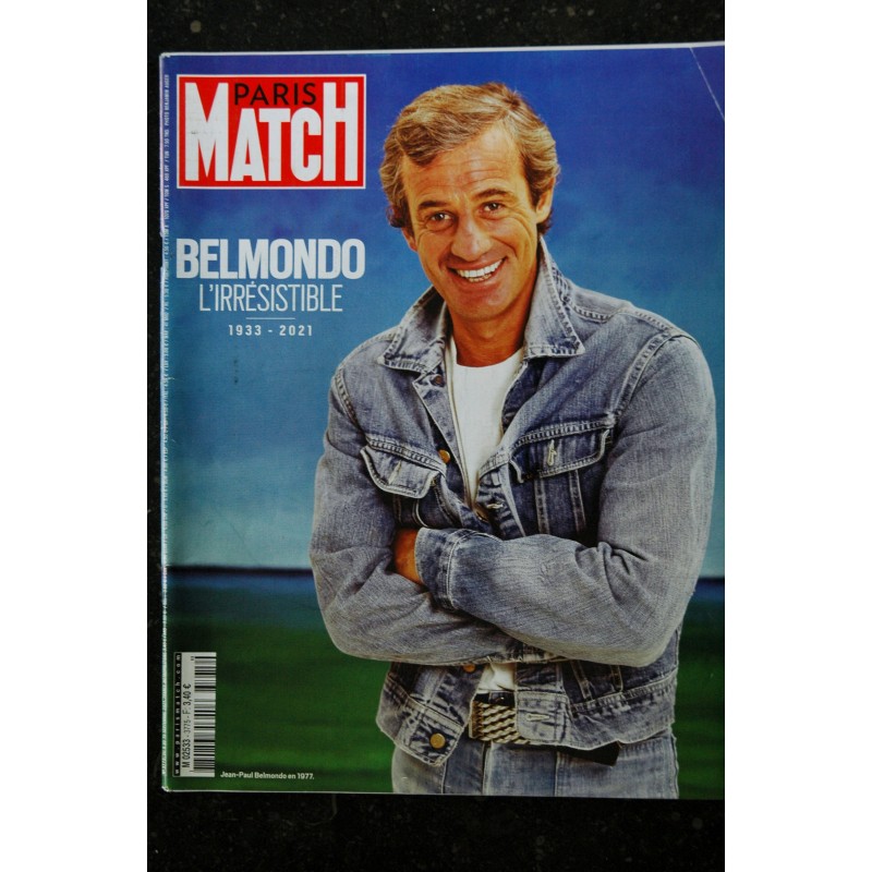 PARIS MATCH N° 3775 9 septembre 2021 Jean-Paul Belmondo L' Irrésistible
