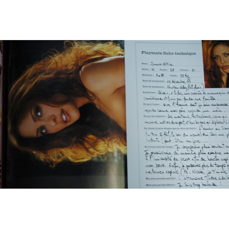 PLAYBOY 006 OCTOBRE 2000 IVONNE ARMANT PETITE-FILLE PLACIDO DOMINGO  SUMMER ALTICE J.O.