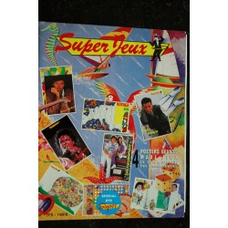 Super JEUX n° 3 1988 - 4 Posters géants George Michael Michael Jackson Nick Kamen Elsa+ 4 Maxi jeux