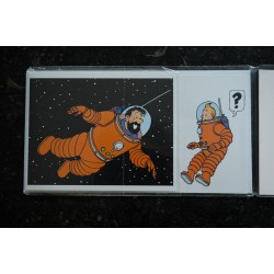 Tintin - Enveloppe timbrée illustrée et carte de correspondance assortie - Les Prêt à Souhaiter