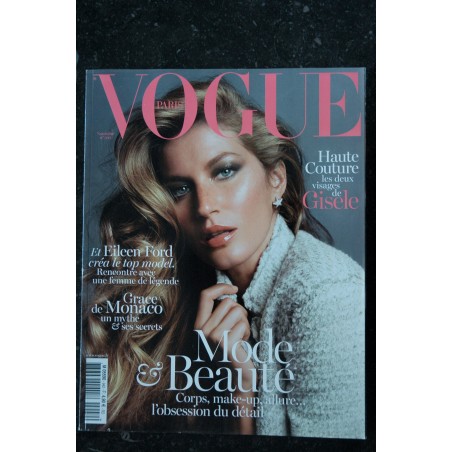 VOGUE 942  Novembre 2013 TOP EILENN FORD GISELE BÜNDCHEN CORPS BEAUTE GRACE DE MONACO