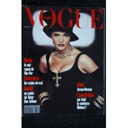 VOGUE 731 Novembre 1992 Jessye Norman Fourrures La comtesse Méduse + Supplément Spécial parfums
