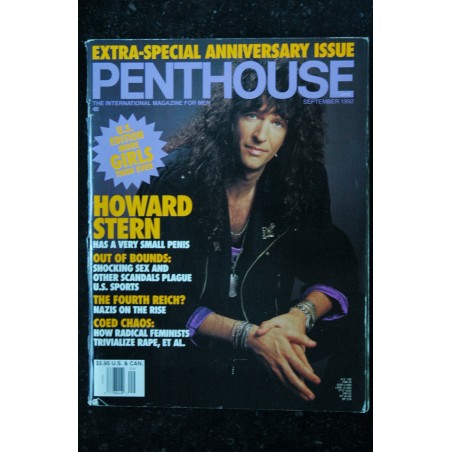PENTHOUSE US 1992/09  Howard STERN Seana RYAN Earl MILLER Jack HARRISON