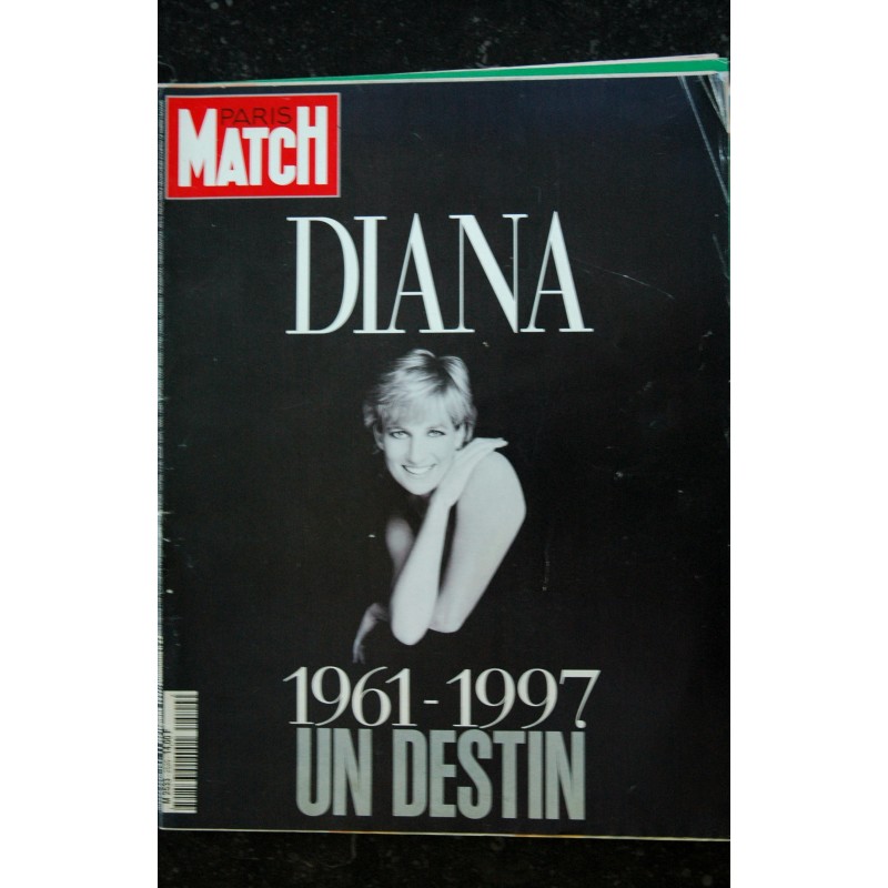 PARIS MATCH N° 2520  11 septembre 1997  DIANA 1961 - 1997  Un Destin   Cover + 56 pages