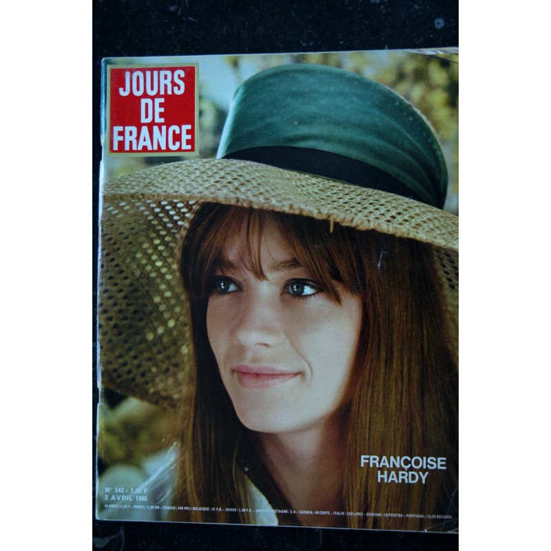 JOURS DE FRANCE 542 avril 1965 Cover Françoise Hardy - Prêt à porter