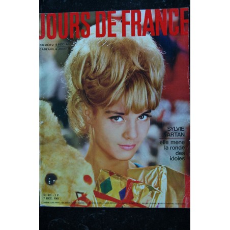 JOURS DE FRANCE 473 7 décembre 1936 Sylvie Vartan Elle mène la ronde des idoles