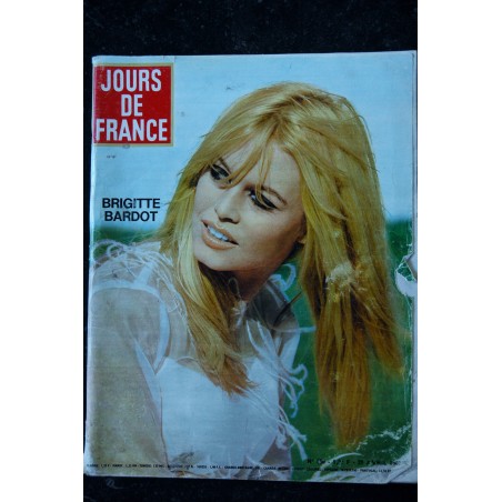 JOURS DE FRANCE 650 29 avril 1967 COVER BRIGITTE BARDOT