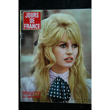 JOURS DE FRANCE 535 13 FEVRIER 1965 COVER BRIGITTE BARDOT AU MEXIQUE ALAIN DELON