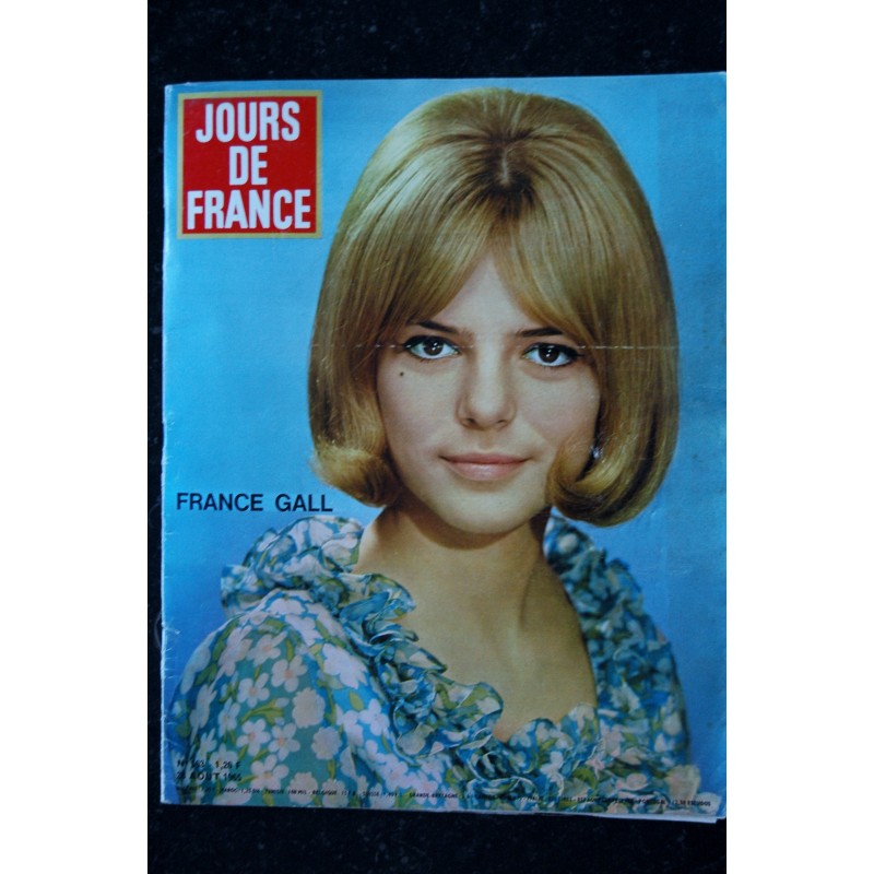 JOURS DE FRANCE 563 28 aout 1965 COVER France Gall Chanel