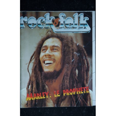 ROCK & FOLK 162 BOB MARLEY LE PROPHETE + POSTER MADNESS LED ZEPPELIN JONI MITCHELL