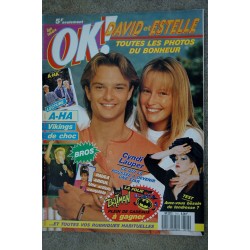 OK ! âge tendre 713 A-HA BROS PAULA ABDUL CYNDI LAUPER DAVID ET ESTELLE HALLYDAY POSTER 89