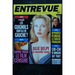 ENTREVUE  19 1994 Février KATE MOSS Maruschka DETMERS Lova MOOR Bruce WILLIS ROUCAS Bernès